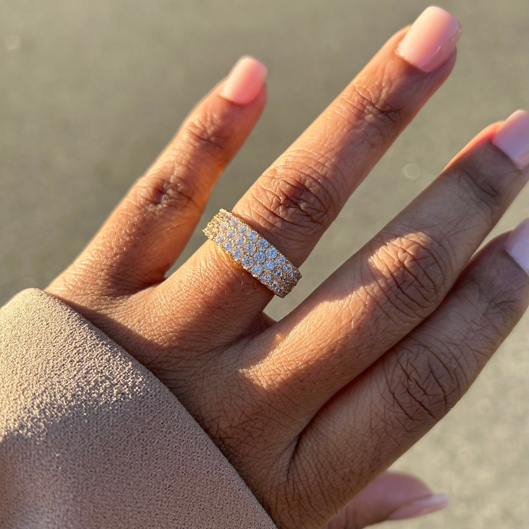 Crystal Promise Ring