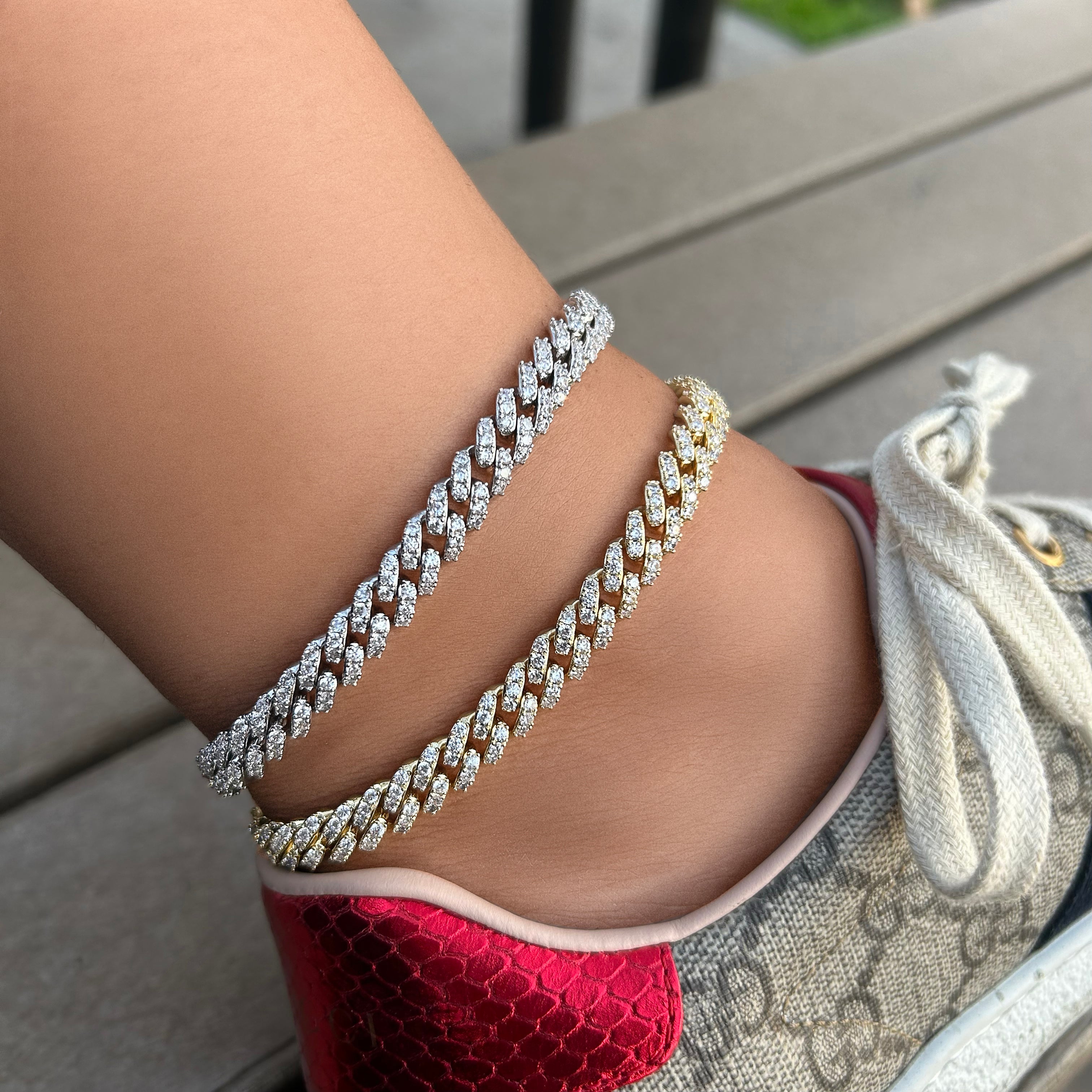 Miami Cuban Anklet
